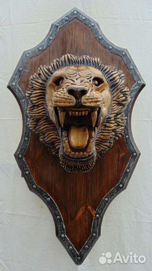 Домашний бар трофей лев