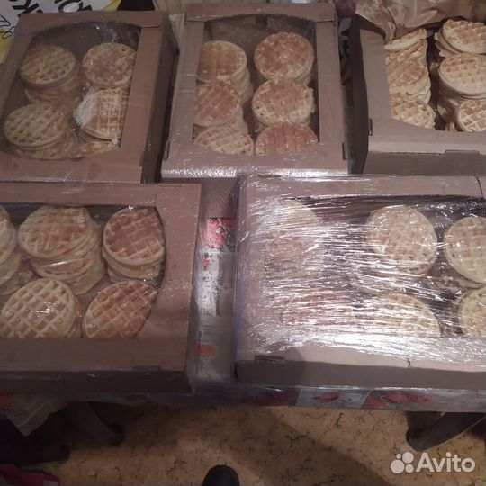 Венские вафли со сгущенкой