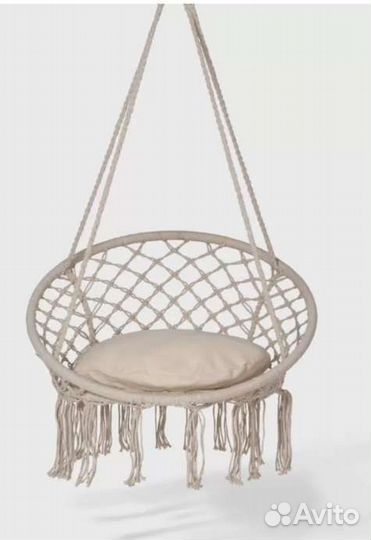 Качель кресло подвесное с подушкой, до 100 кг
