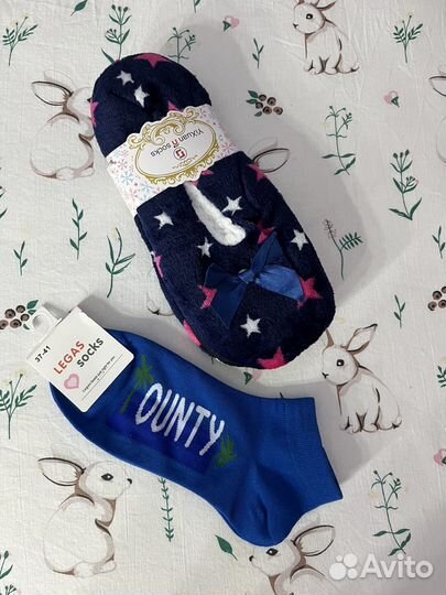 Набор носки + тапочки