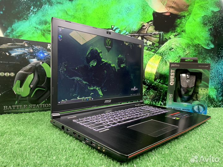 Ноутбук для игр MSI на GTX / SSD / Upgrade