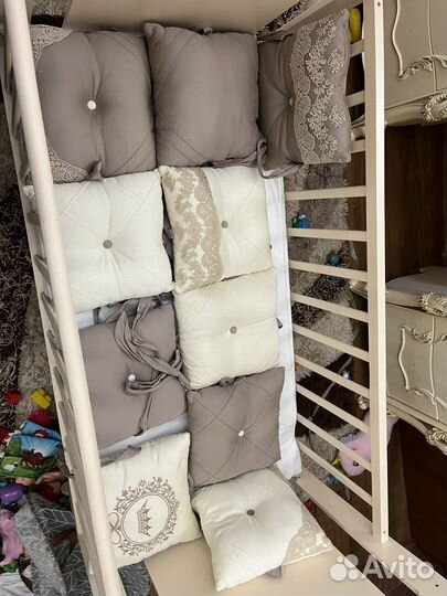 Бортики в детскую кроватку