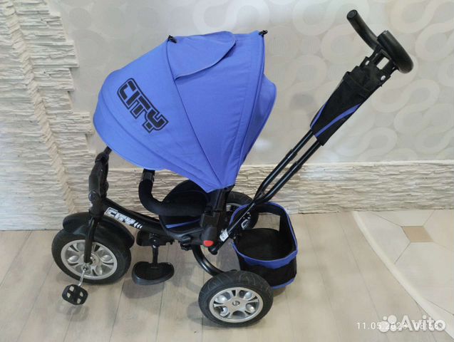 Велосипед с родительской ручкой