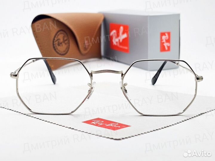 Оправа Ray Ban Octagonal RX 3556 Silver