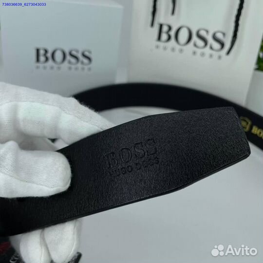 Кожаный ремень Hugo Boss (Арт.41870)