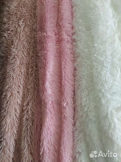 Плед травка пушистый