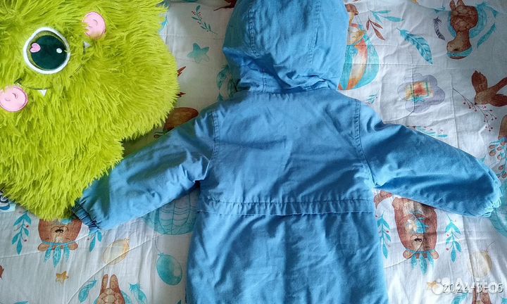 Куртка парка детская 86-98 демисезонная