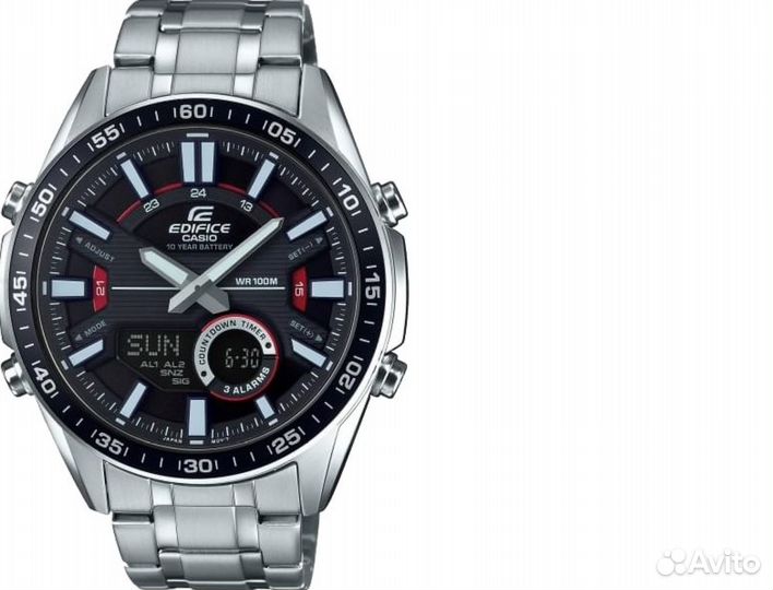 Casio EFV-C100D комбинированные стальные часы
