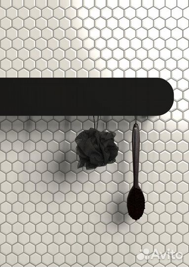 Полка вешалка с крючками Round Hook