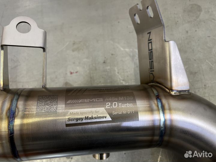 Даунпайп CLA45S M139 2018-2021