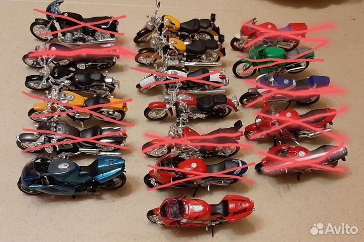 Модели мотоциклов 1:18