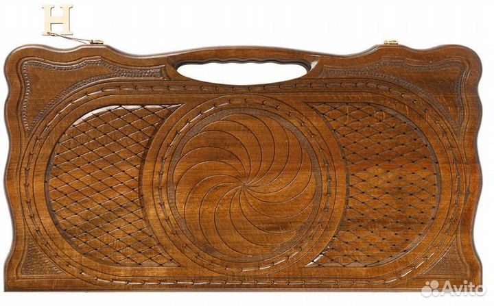 Нарды+шашки haleyan резные 