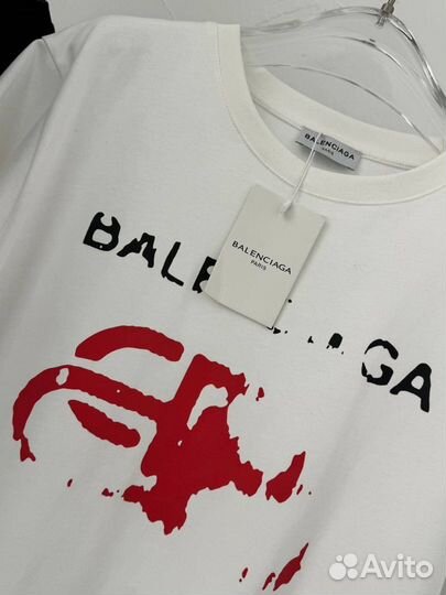 Balenciaga футболка оверсайз (новая коллекция)