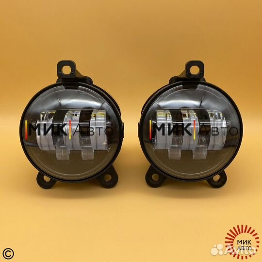 Штатные светодиодные птф фары - Газель Приора Нива