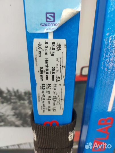 Беговые лыжи Salomon S/Lab Carbon Classic eSkin