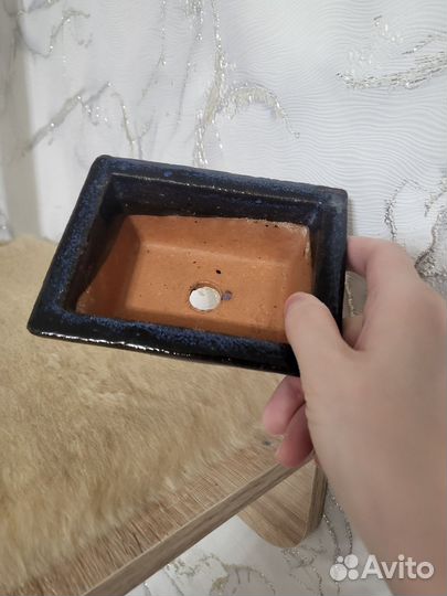 Горшок для бонсай керамический