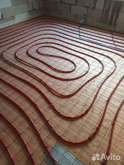 Расчет и монтаж водяного теплого пола