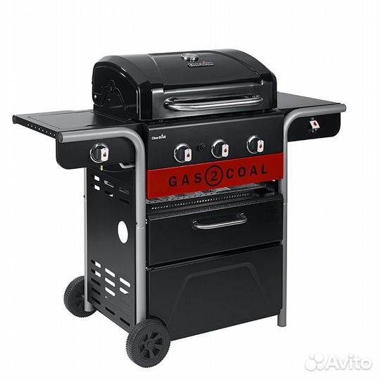 Угольный + Газовый гриль Char-Broil Gas2Coal Hybrid 3B