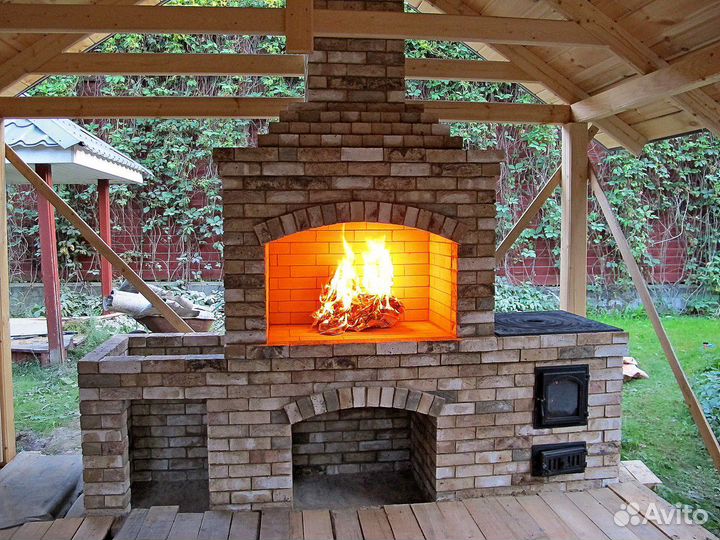 Камины, печи, дымоходы, барбекю