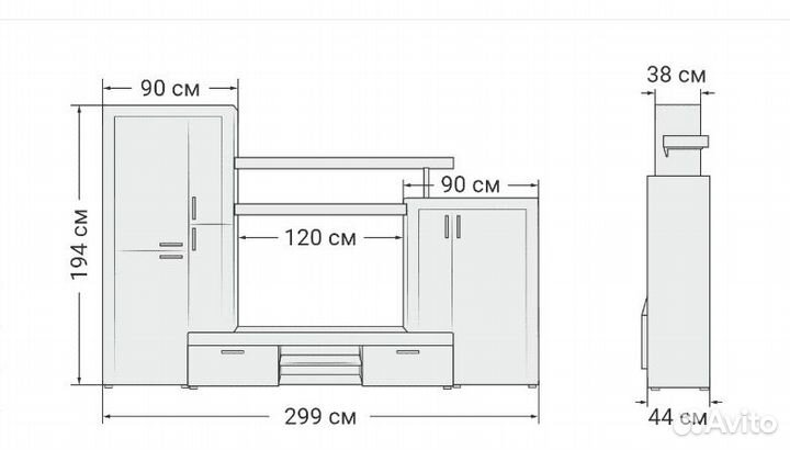 Мебель стенка шкаф