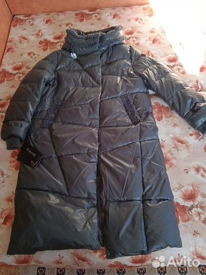 Пуховик пальто зимнее 54-56