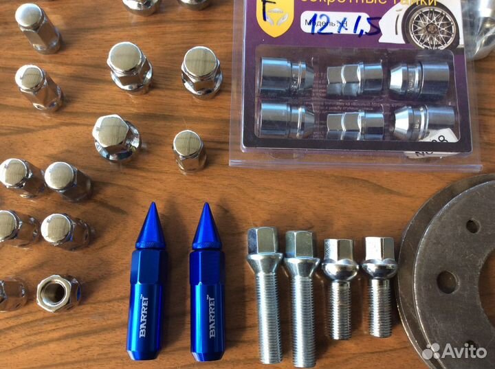 Колесные болты, гайки, секретки в ассортименте