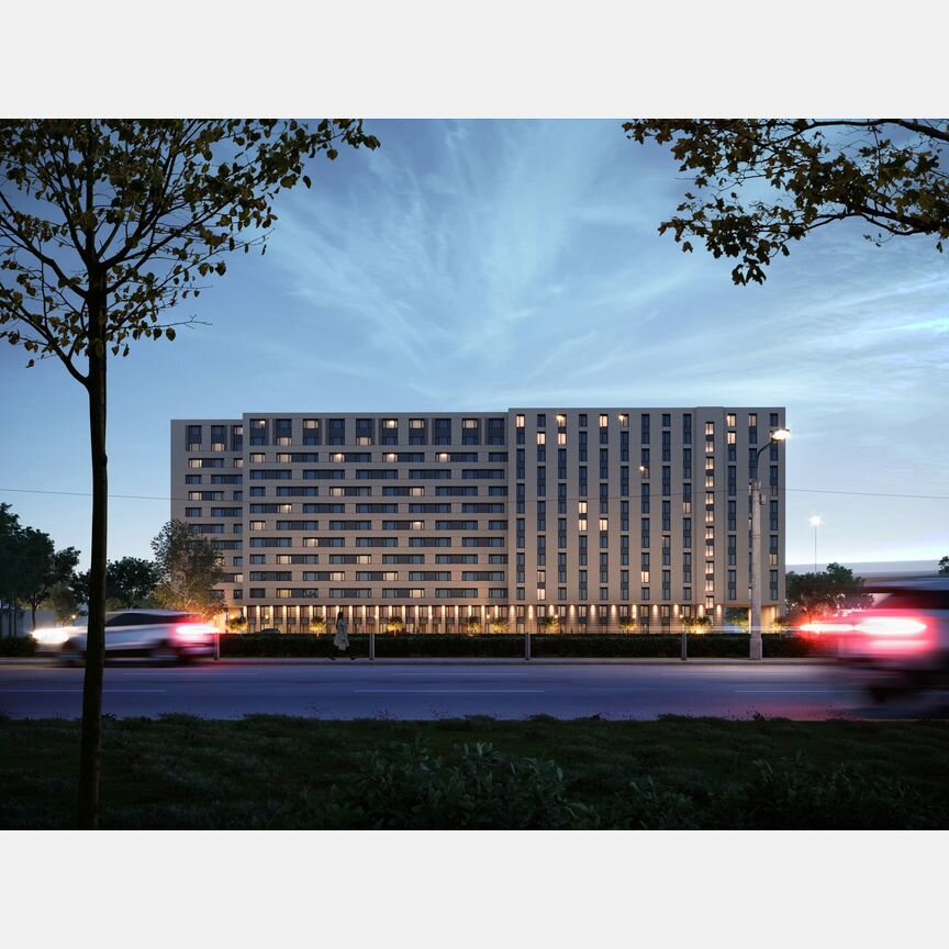 1-к. апартаменты, 23,1 м², 3/13 эт.
