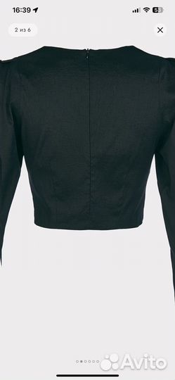 Укороченная блуза