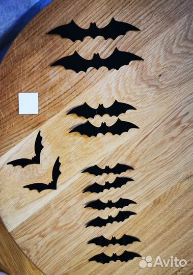 Украшение на стену, окна (летучие мыши, хэллоуин)