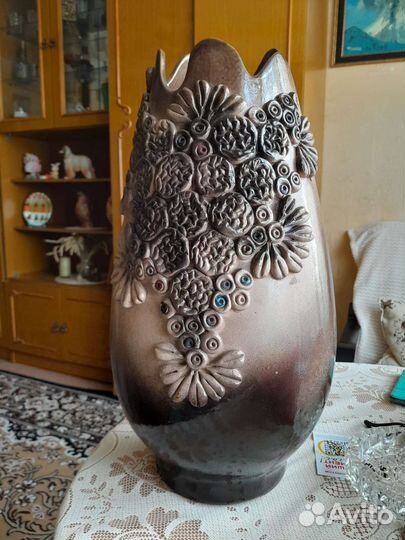 Ваза керамическая СССР 41 см