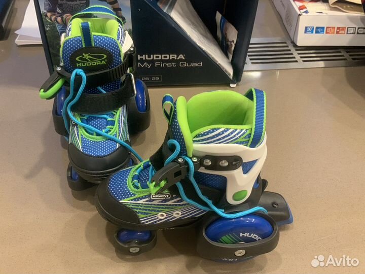 Роликовые коньки детские раздвижные