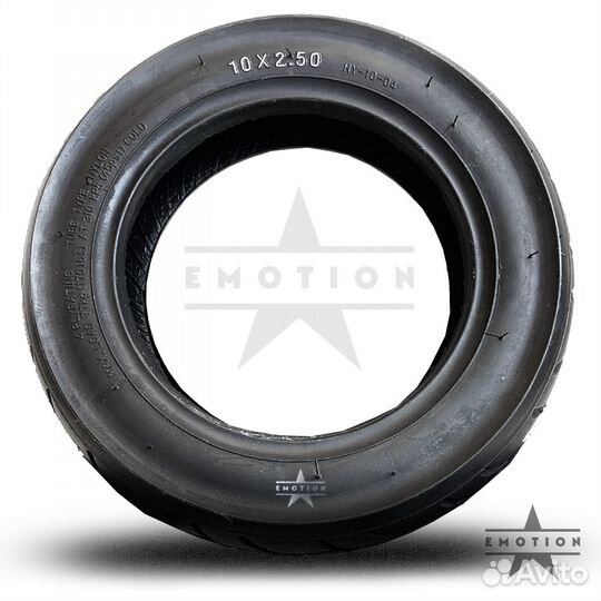 Покрышка для электросамоката 10 дюймов, 10х2.5