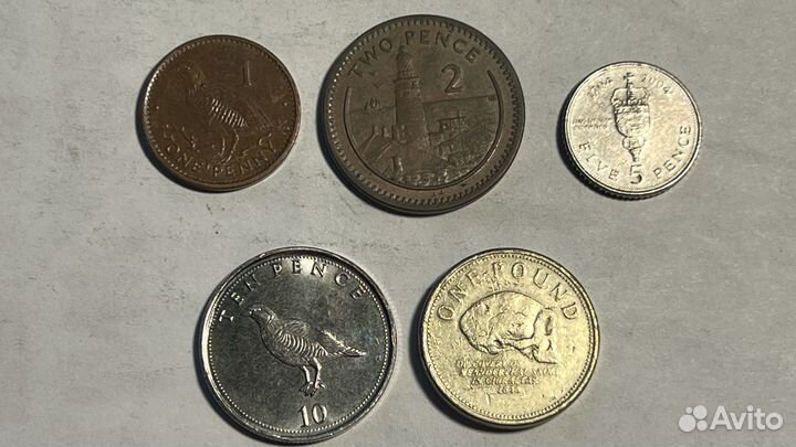 Монеты Гибралтар