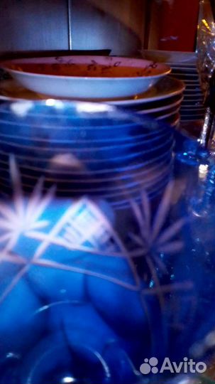 Хрустальные бокалы для шампанского СССР