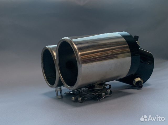 Насадка на глушитьль двойная