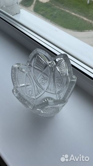 Хрустальная ваза