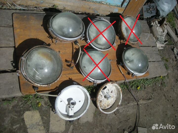 Светильник потолочный СССР нпп03-100 самовывоз