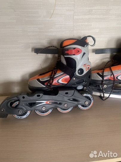 Коньки и ролики 2 в 1