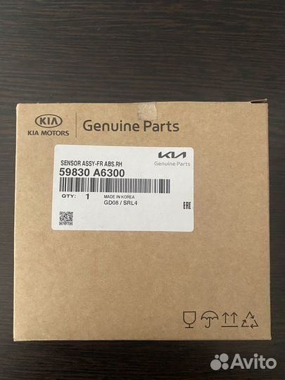 Датчик abs kia ceed jd правый передний 59830A6300