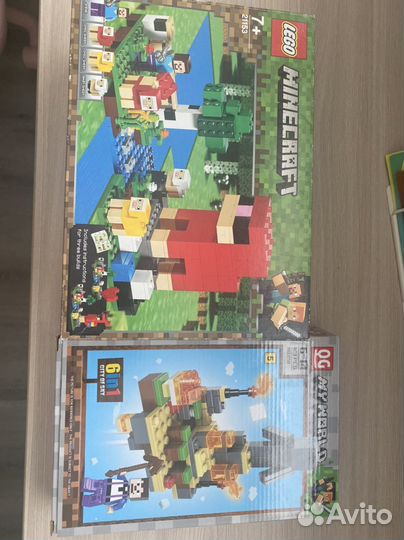 Набор лего - майнкрафт
