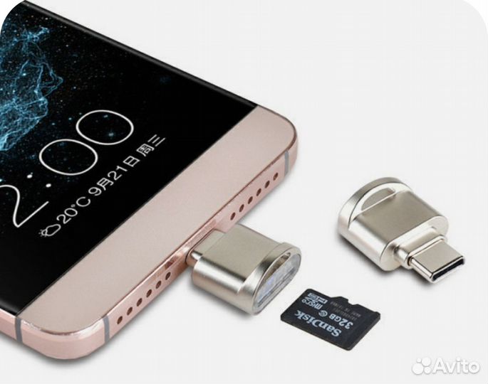 Новый Картридер Type-C для Micro SD карт