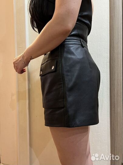 Кожаные шорты Philosophy di Lorenzo