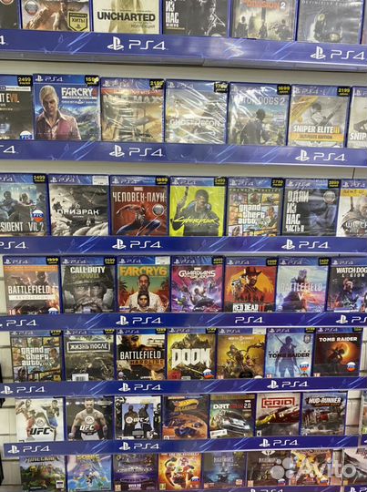 Игры на PS4 Новые и trade-in. Продажа-Обмен