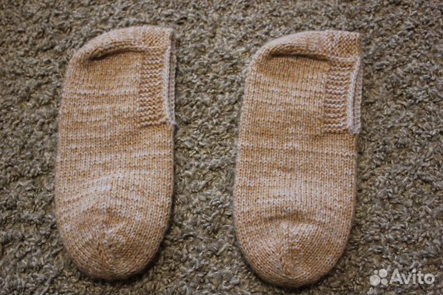 Носки шерстяные вязаные