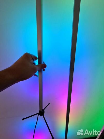 Светодиодная лампа rgb торшер (premium) 65см