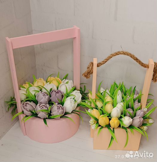 Букеты из мыла, мыльные цветы