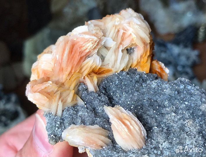 Барит. Церусит. Марокко