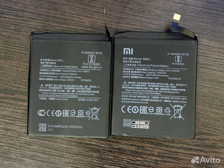 Батарея на mi 9