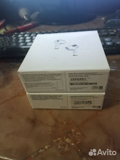 Беспроводные наушники apple airpods 3