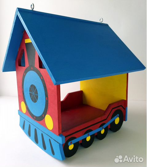 Кормушка для птиц «паровоз»